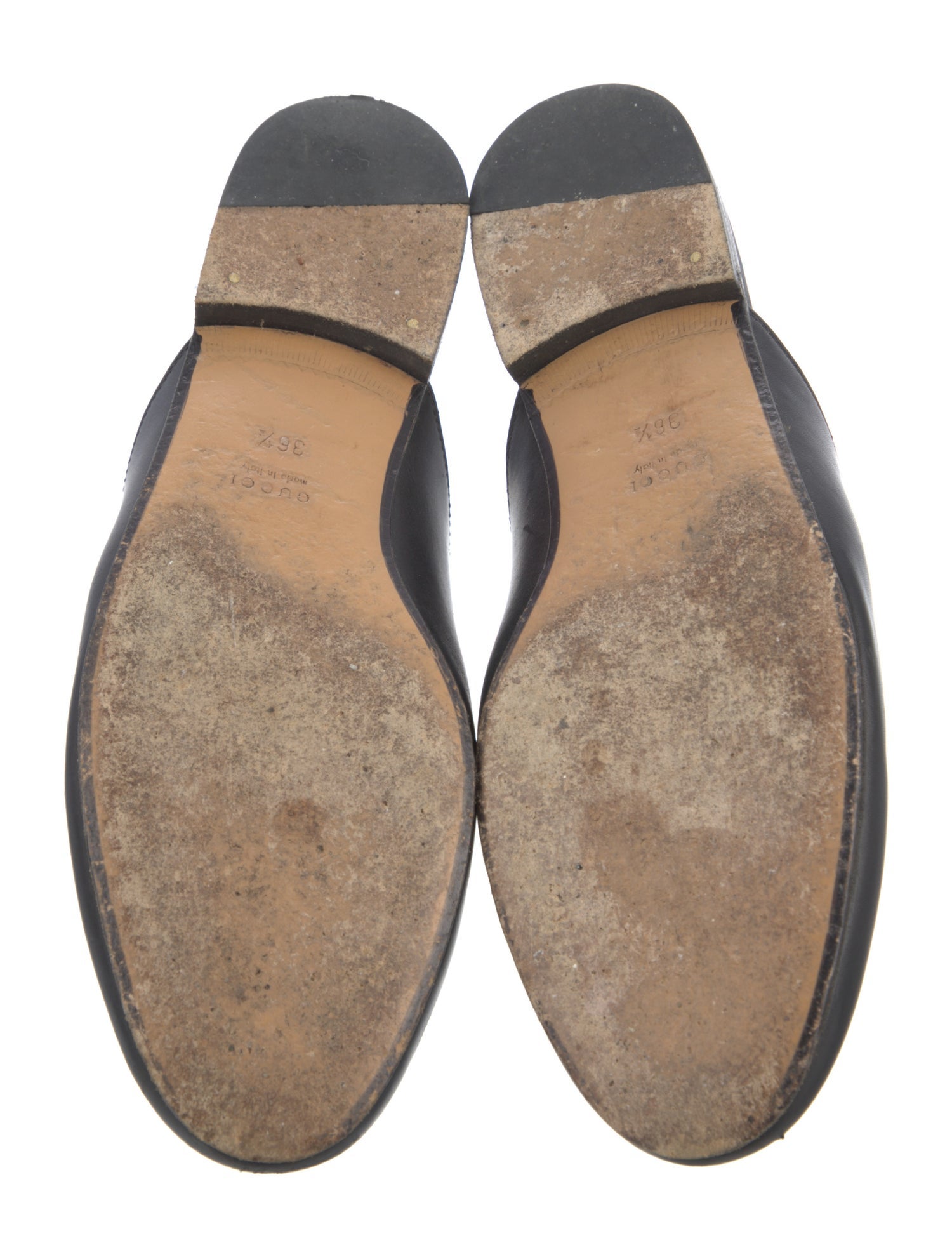 Gucci 1955 Horsebit Accent Leather Mules